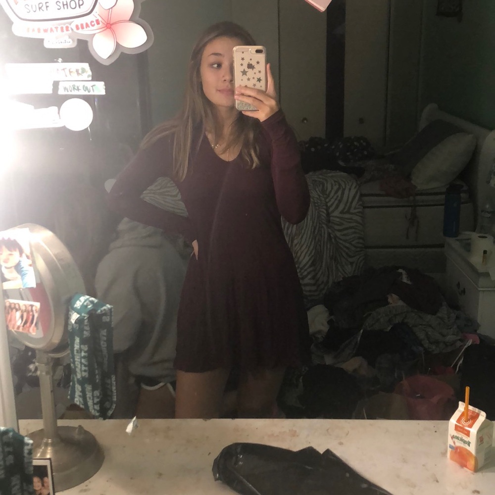 Maroon dress